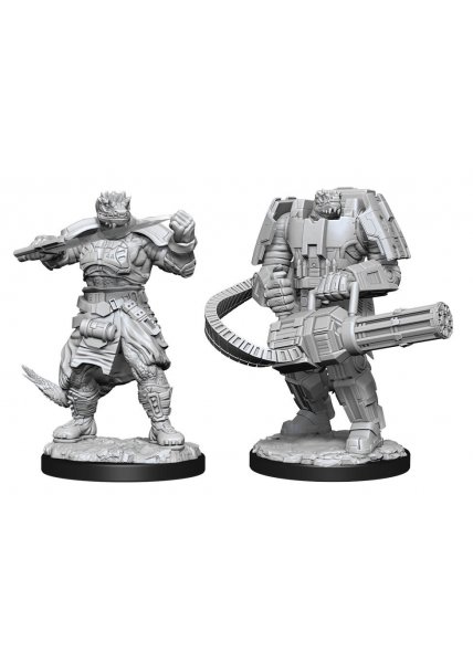 Starfinder Unpainted Miniatures: Vesk Soldier